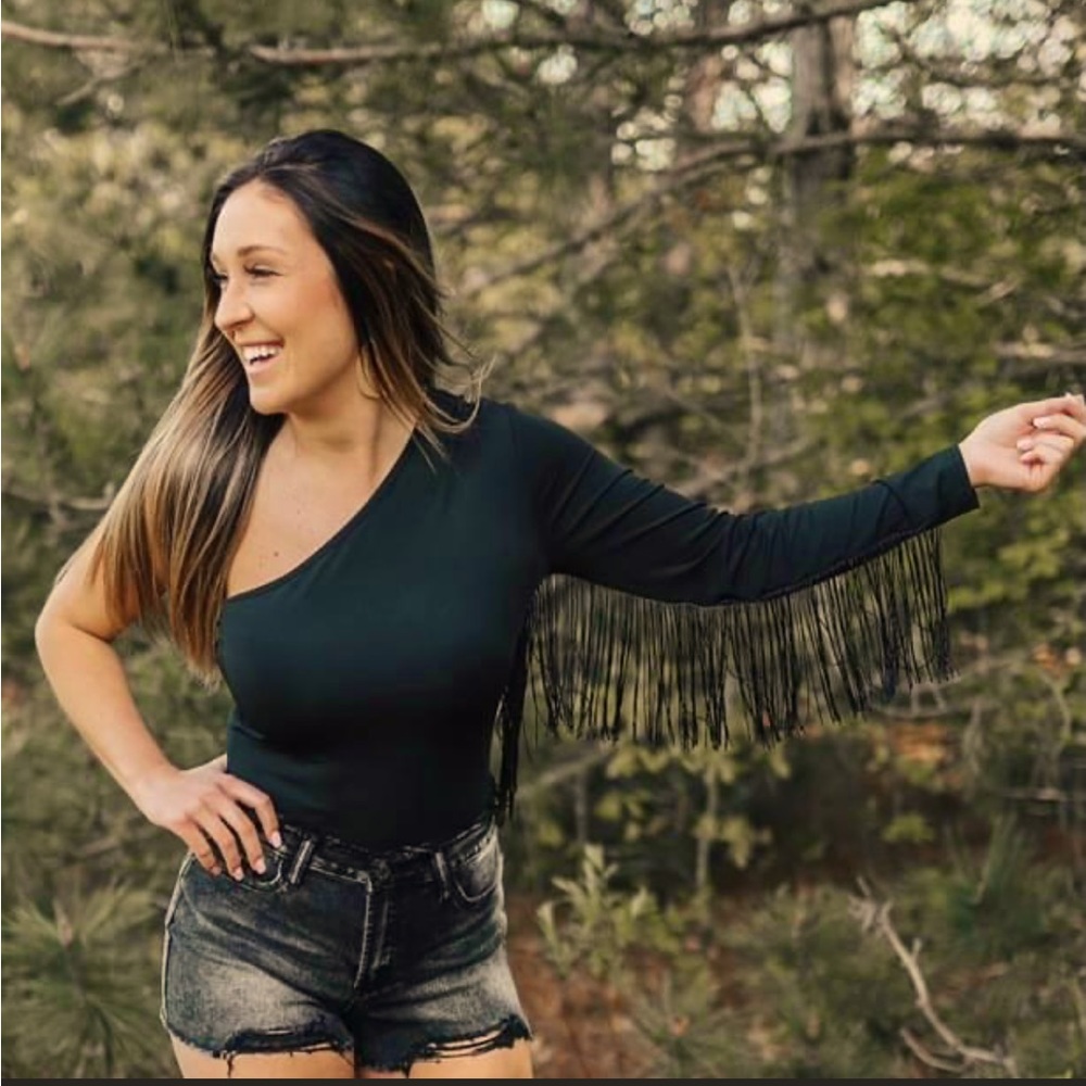 Mundefeis fringe bodysuit